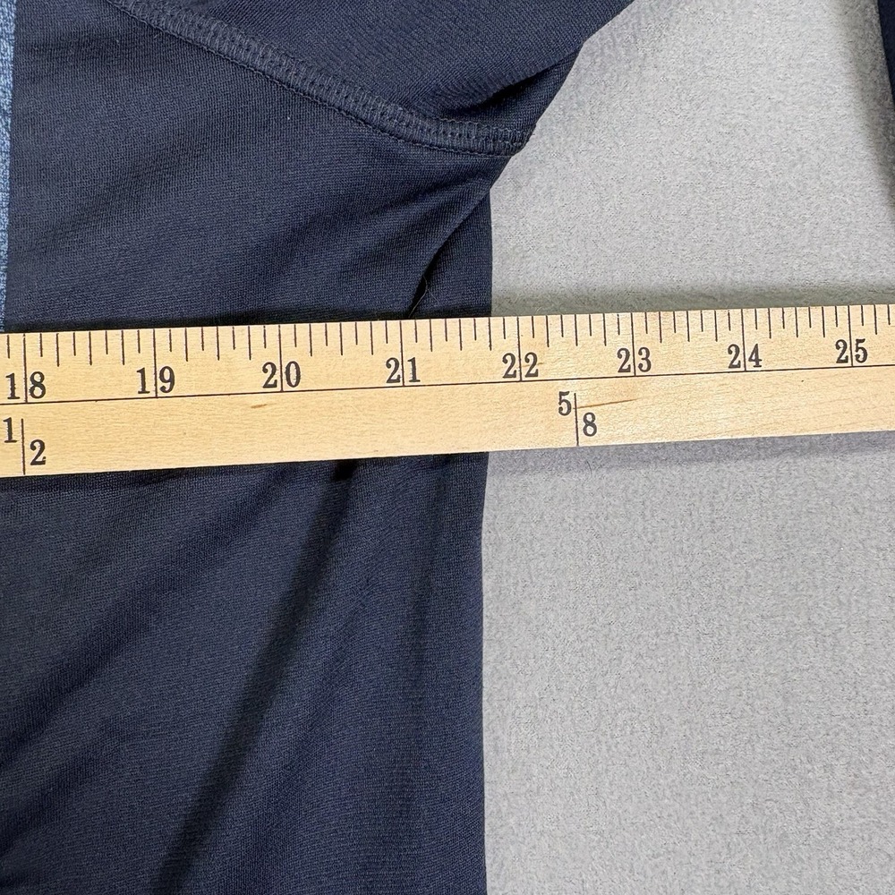 The North Face NF0A37JU Mens Large Blue Gray Textured Fleece Full Zip Jacket - Picture 3 of 8